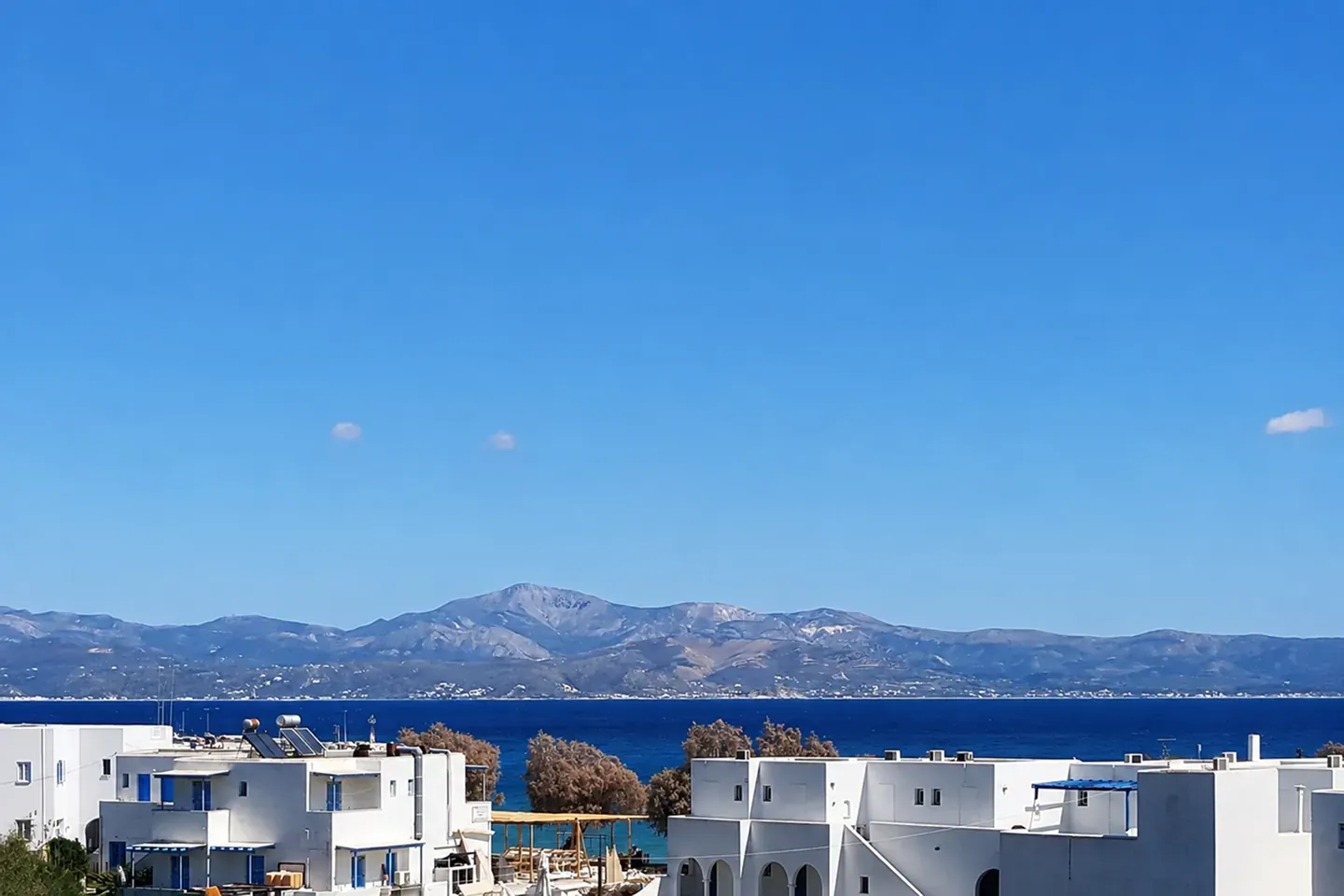 Aegean sea view from Logaras, Paros